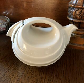 Vintage Hall China Art Deco Teapot With Lid