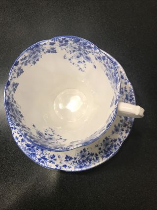 royal albert tea cup/ Dainty Blue Pattern In Bone China 2