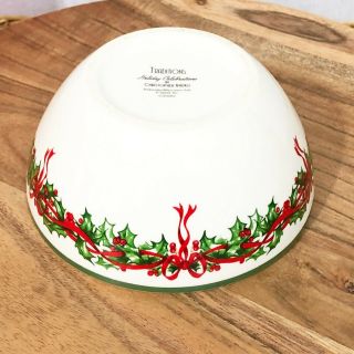 Traditions Holiday Celebrations By Christopher Radko Cereal Side Bowl Christmas