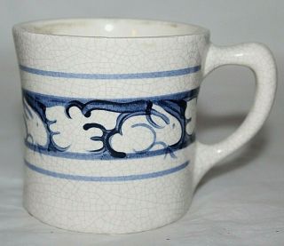 Vintage 1981 The Potting Shed Dedham Bunny Rabbit Cup / Mug Signed Usa