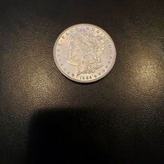 1884 - O Morgan Silver Dollar,  Frosty Finish $1 Bid,  No Resrv