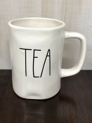 Rae Dunn Magenta “m” Stamped Mug “tea”