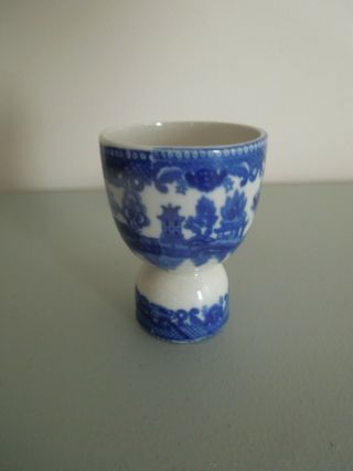 Vintage Japan Blue Willow Egg Cup