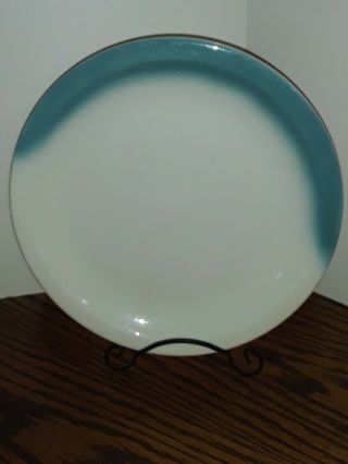 Jackson China Plate Blue Airbrushed 1960s