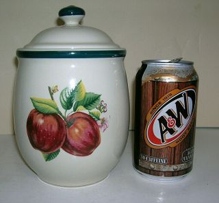 Casuals by China Pearl Apple BLOSSOM Canister 5.  25 