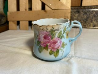 Vintage Rs Prussia Porcelain Tea Cup Rose Pattern