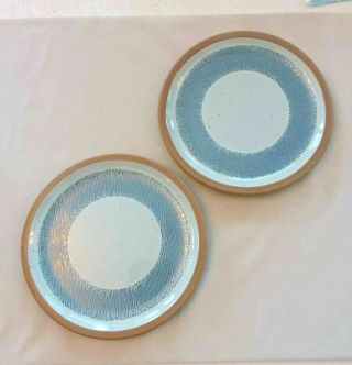 Wedgwood Midwinter DENIM BLUE (2) Bread & Butter Plates 6 7/8 