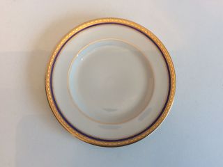 Syracuse China Old Ivory Wayne Cobalt Blue Gold 6.  25” Bread And Butter Plate