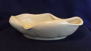 Vintage Red Wing Pottery Art Deco Form Ivory Garden Club Bowl M1463 2