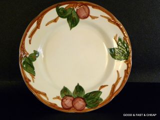 Franciscan Earthenware Apple Pattern Dinner Plate 10 5/8 " U S A