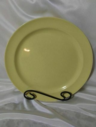 Luray Pottery Pastel Plate In Yellow
