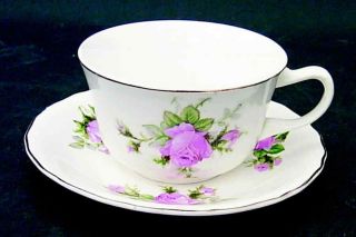Canonsburg Rose Bouquet Cup & Saucer 49287