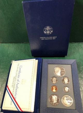 1993 James Madison Bill Of Rights Prestige Proof Set With All Papers And Book