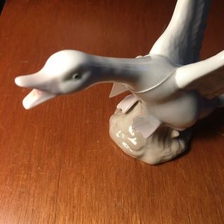 Kpm Porcelain Bone China White Goose Geese Duck Figurine
