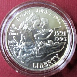 11 - Usa Liberty $1 Dollar Coin D - Day June 6th 1944 Commemorative.