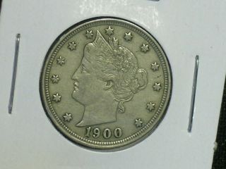 1900 Liberty Nickel - - With Sharp Liberty Ab315 - 1