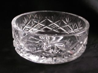 Vintage Royal Doulton Crystal Bowl Candy Dish 5 