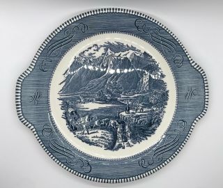 “the Rocky Mountains” Decorative Plate By Currier And Ives