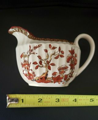 Copeland Spode India Tree Pattern 2/959 Rust Colored Large Creamer
