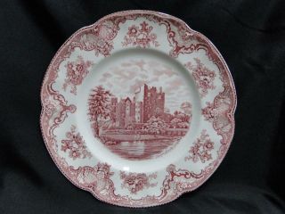 Johnson Brothers England,  Old Britain Castles Pink,  Crown:dinner Plate (s)