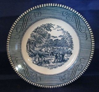 Currier & Ives Royal Ironstone Bread Plate In Field