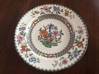 Antique Copeland Spode Chinese Rose 629599 Green Trim 6 1/8 " Side Plate