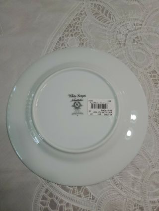 Noritake Whitescapes Fine China WHITECLIFF PLATINUM 4251 Salad Plate NWT 3