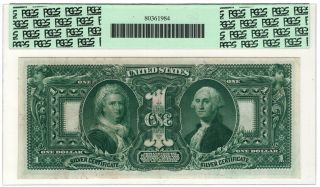 1896 $1 Educational Silver Certificate Fr 224 PCGS Apparent VF - 35.  Y00007541 2