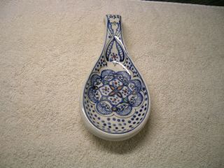 Italian Pottery Large Spoon Rest Buy 6 For 1 Cost