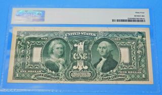 1896 $1 Silver Certificate Educational Note FR 224 PMG 64 Choice Uncirculated 2