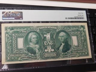 1896 $1 Silver Certificate Educational Note FR 224 PMG 64 Choice Uncirculated 5