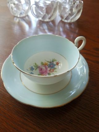 Vintage Tea Cup And Saucer - Fine Bone China Made In England - Grafton