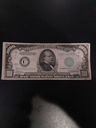 1934a $1,  000 One Thousand Bill