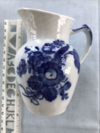 Royal Copenhagen Blue Flowers Braided 10/1538 Creamer 4” H Lovely Perfect