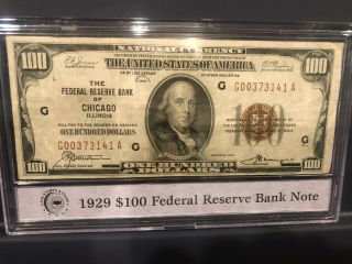 Complete Set Of 1929 Federal Reserve Bank Notes ($5,  $10,  $20,  $50,  $100)