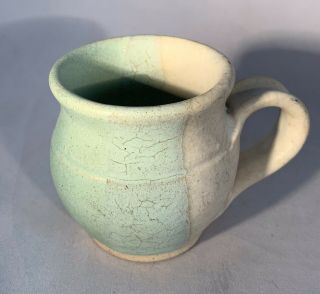Small Handmade Pottery Cup/pitcher/creamer - Artist Signed - 2.  5”