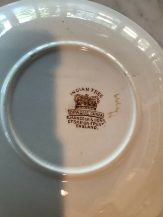 S Hancock And Sons Indian Tree Saucer 3