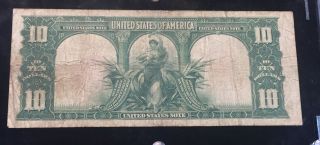 1901 $10 Bison Note Legal Tender Fr.  122 4