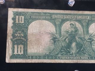 1901 $10 Bison Note Legal Tender Fr.  122 5