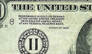 1928 $500 ST.  LOUIS FEDERAL RESERVE BANK GOLD REDEEMABLE DEMAND NOTE LIGHT CIRC. 3