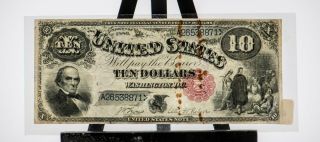 1880 $10.  00 " Jackass " Legal Tender United States Note