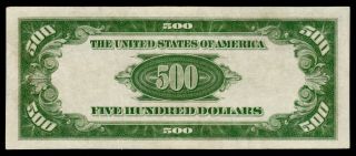 SCARCE BOSTON LGS 1934 $500 Five Hundred Dollar Bill 1000 Fr.  2201 A00005599A 3