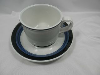 Set (s) Of 4 Cups & 4 Saucers Seabreeze B336w16 Noritake Light Blue (loc 350)