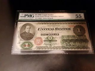 1862 $1 Legal Tender FR - 16c - Graded PMG 55 - About Uncirculated.  Priced to sell 2