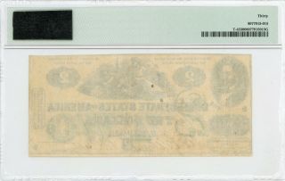 1862 T - 43 $2 The Confederate States of America Note - CIVIL WAR Era PMG VF 30 2