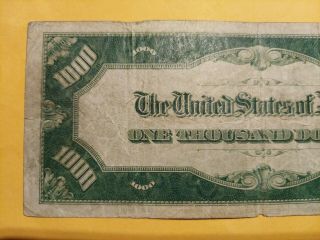 $$1000 $$ FEDERAL RESERVE NOTE CHICAGO $$1934 $$ ONE THOUSAND DOLLAR BILL 5