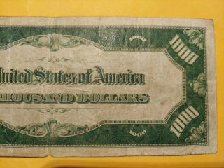 $$1000 $$ FEDERAL RESERVE NOTE CHICAGO $$1934 $$ ONE THOUSAND DOLLAR BILL 6