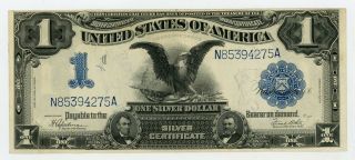 1899 Fr.  236m $1 United States " Black Eagle " Silver Certificate Mule Note