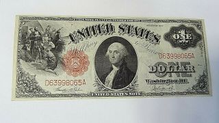 Series Of 1917 Large Size One Dollar $1 United States Legal Tender Bank Note
