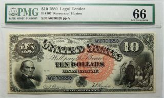 1880 $10 LEGAL TENDER 